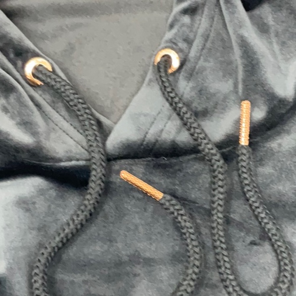 Green Tea women’s velour hoodie, size XL - Picture 5 of 5